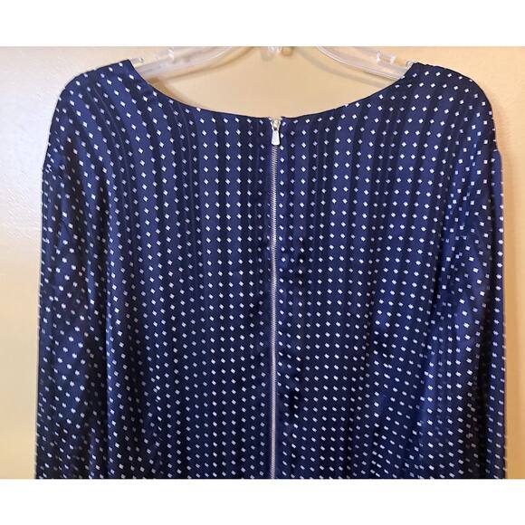 The Limited Navy and White Pleated Dress Plus Size 22W NWT - Picture 8 of 10